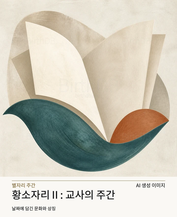 펼친 종이 면과 청록 곡선이 지식을 건네는 구성 · AI 생성 이미지