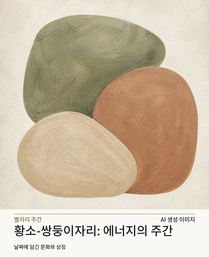 서로 맞닿아 에너지를 나누는 흙빛 둥근 덩어리 · AI 생성 이미지