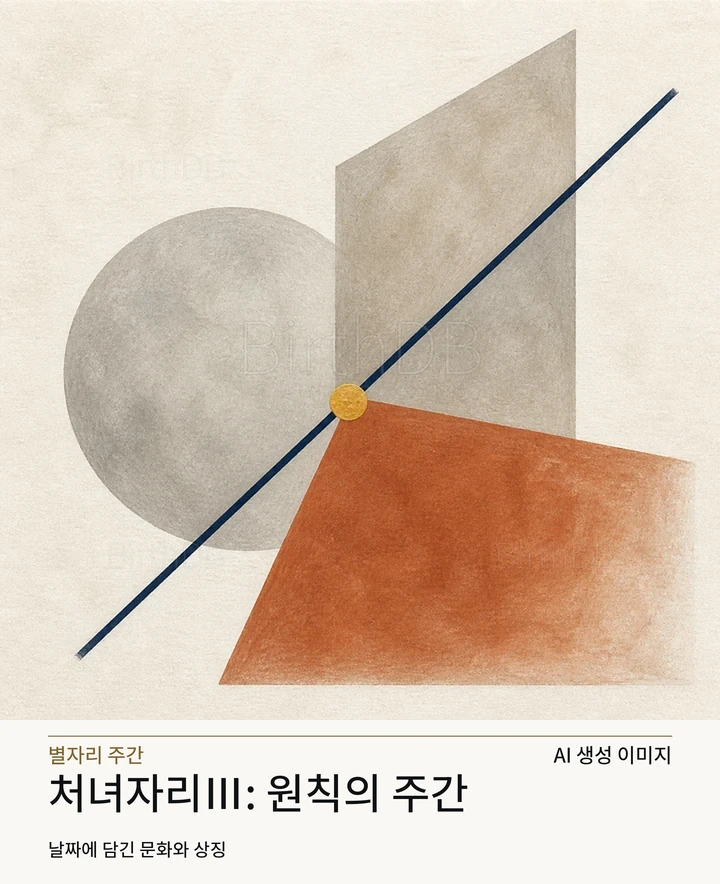 대각 원칙선이 여러 색면을 정렬하는 구성 · AI 생성 이미지
