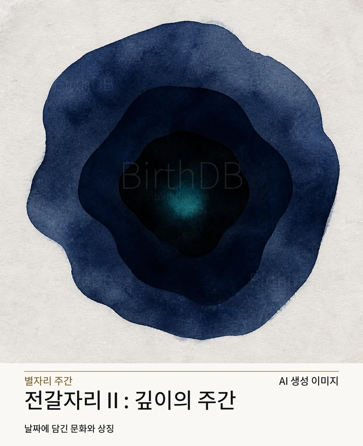 청록빛 깊은 곳으로 겹쳐 내려가는 어두운 형태 · AI 생성 이미지