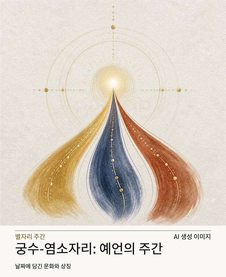 먼 빛으로 수렴하는 길고 절제된 색의 길 · AI 생성 이미지